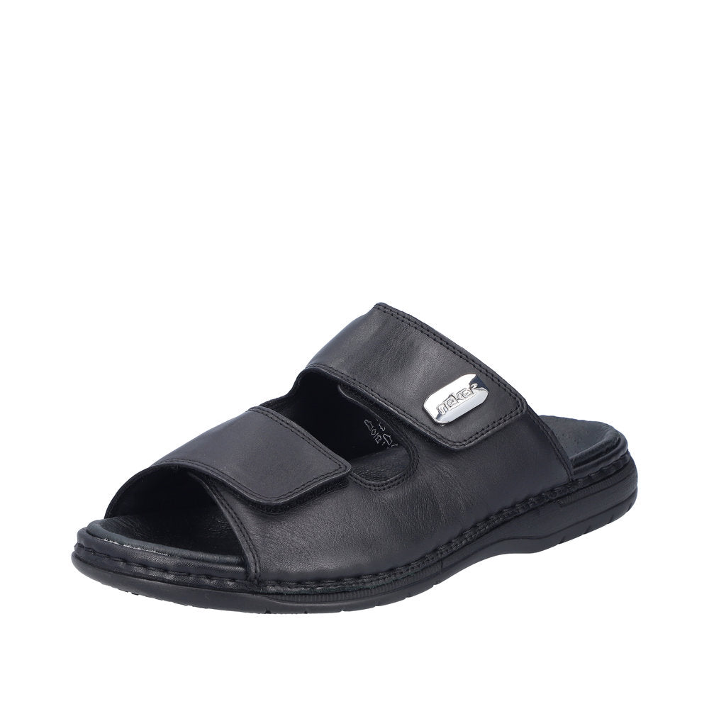 Rieker Herresandal 25590/00 Sort – Komfortabel og Let Sandal