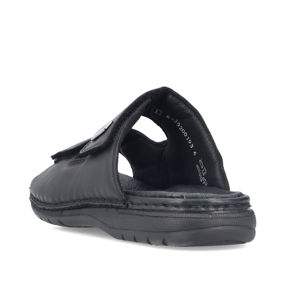 Rieker Herresandal 25590/00 Sort – Komfortabel og Let Sandal