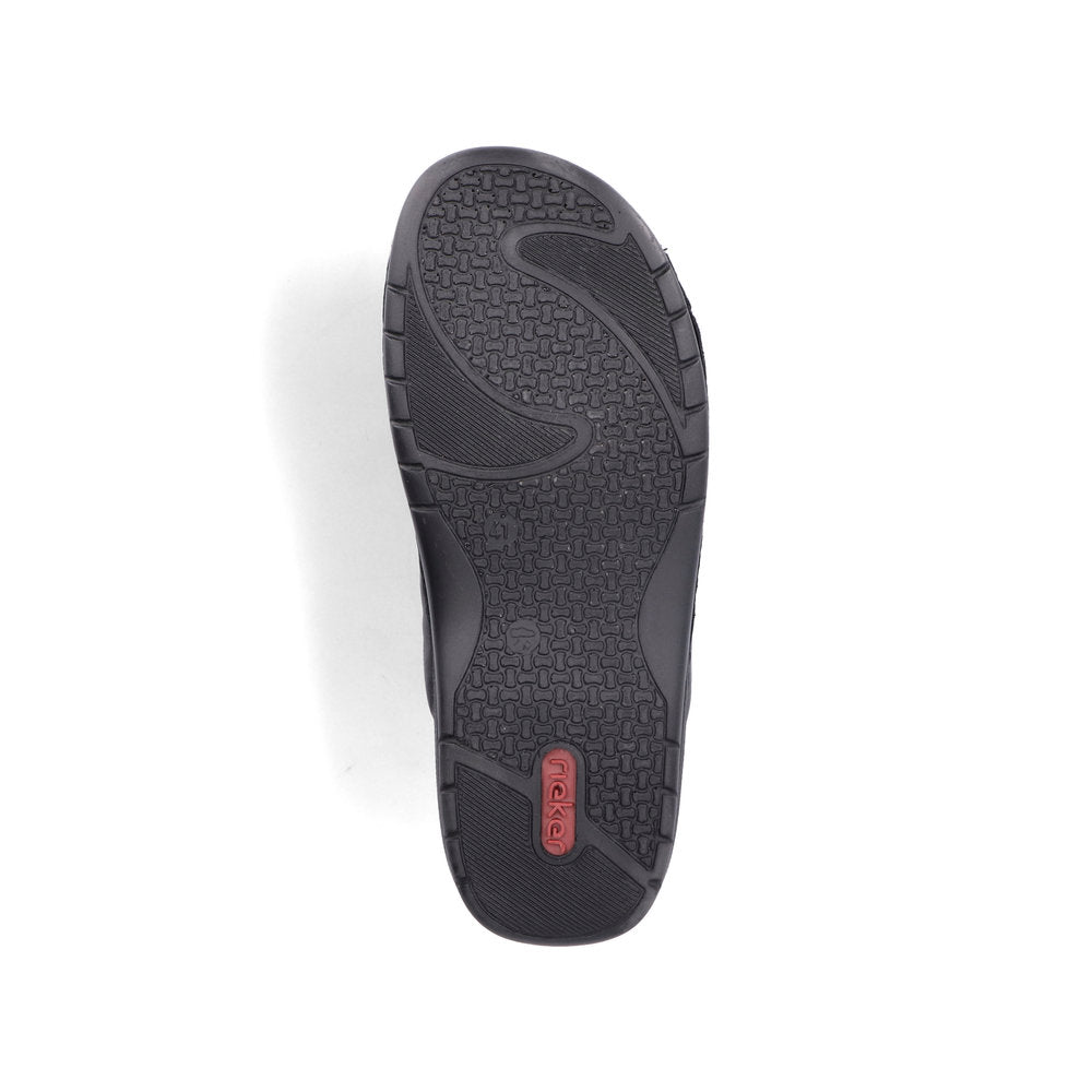 Rieker Herresandal 25590/00 Sort – Komfortabel og Let Sandal