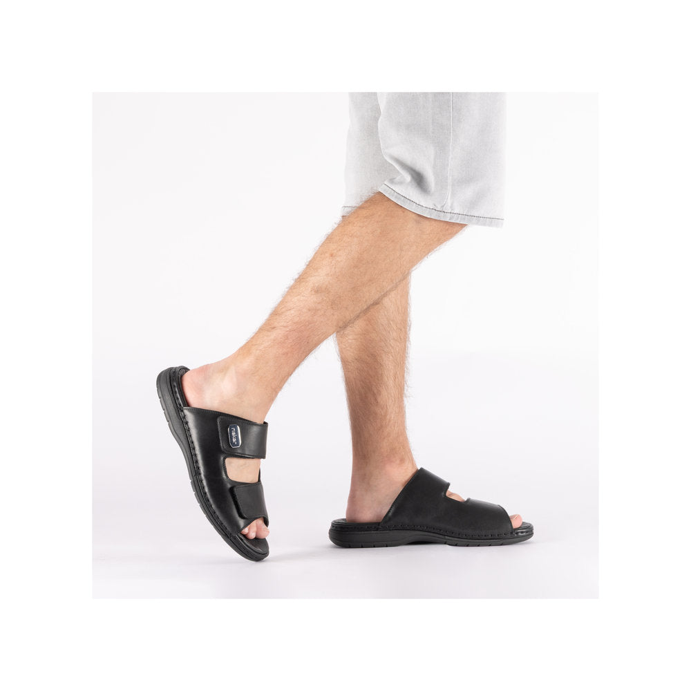 Rieker Herresandal 25590/00 Sort – Komfortabel og Let Sandal