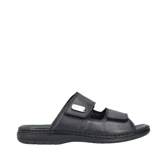 Rieker Herresandal 25590/00 Sort – Komfortabel og Let Sandal