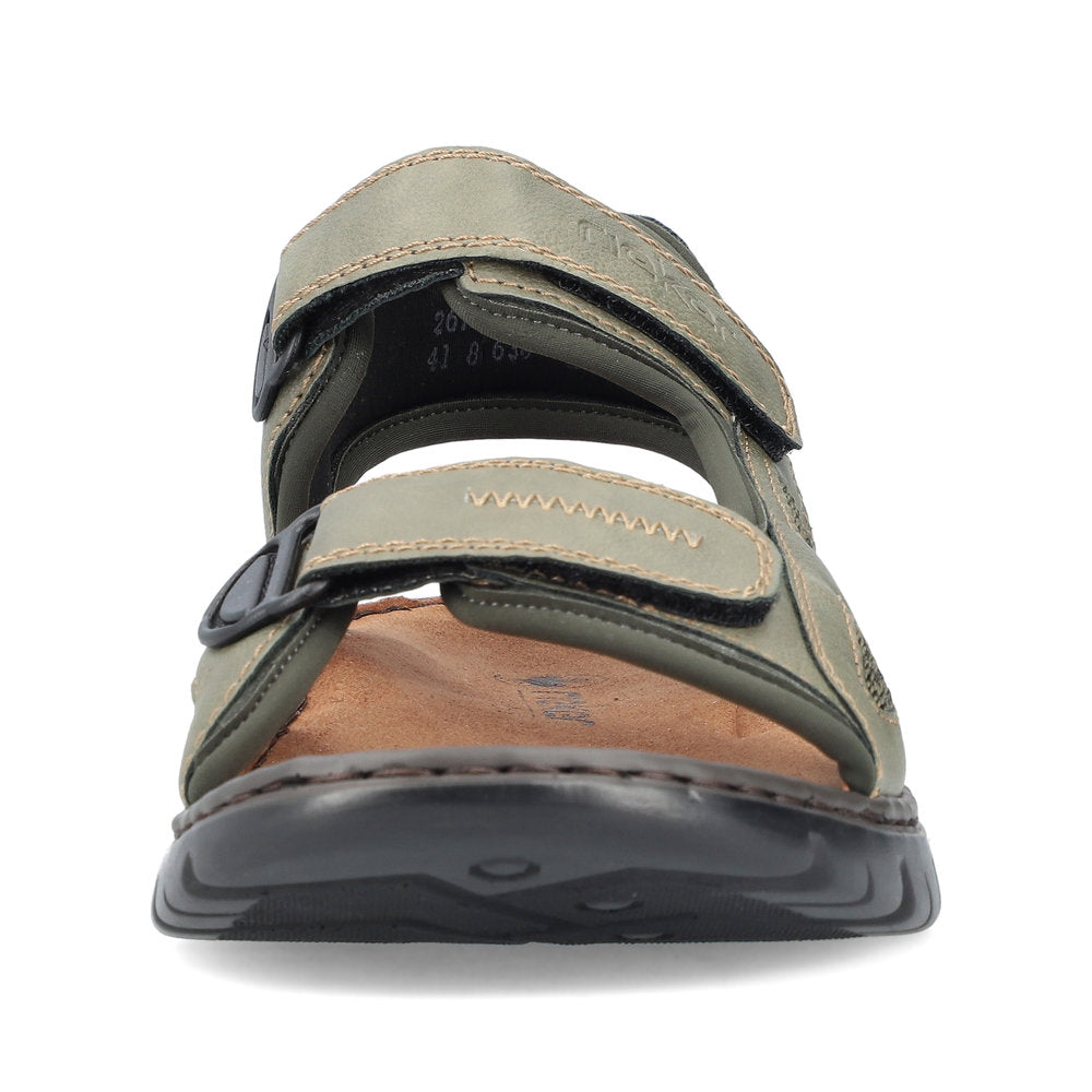 Rieker Herresandal 26761/54 Olive – Let og Komfortabel Sandal