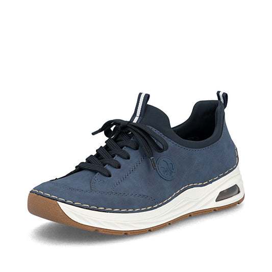 Rieker Sneaker Navy – Komfortabel hverdagssneaker i let design | 44562-14