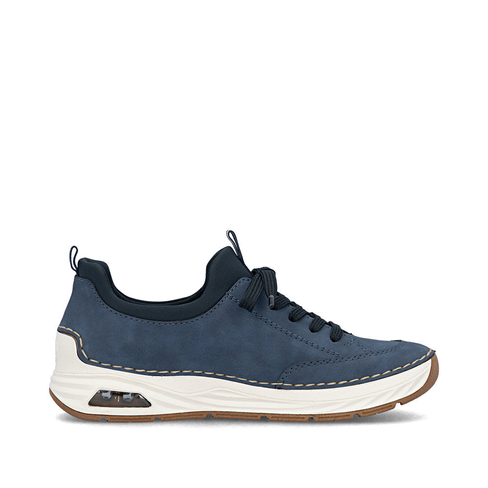 Rieker Sneaker Navy – Komfortabel hverdagssneaker i let design | 44562-14