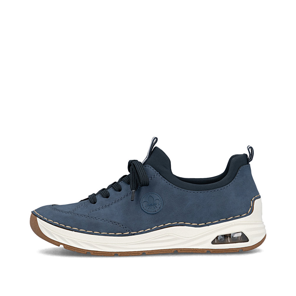 Rieker Sneaker Navy – Komfortabel hverdagssneaker i let design | 44562-14