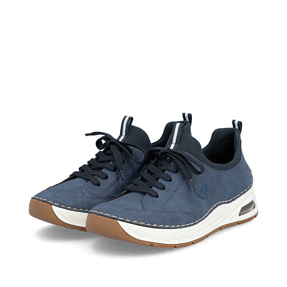 Rieker Sneaker Navy – Komfortabel hverdagssneaker i let design | 44562-14