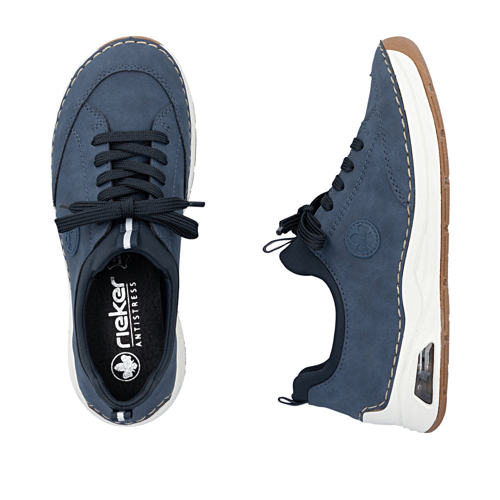 Rieker Sneaker Navy – Komfortabel hverdagssneaker i let design | 44562-14
