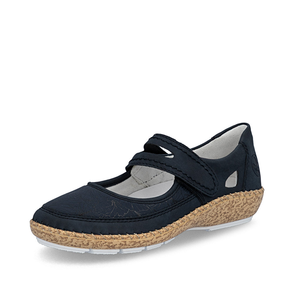 Rieker Damesko 44859/14 Navy – Let og Komfortabel Sko