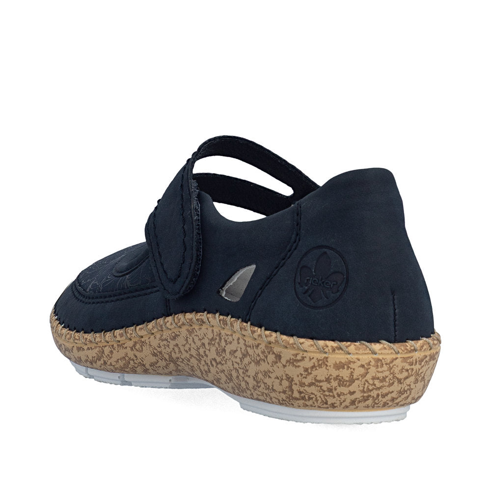 Rieker Damesko 44859/14 Navy – Let og Komfortabel Sko
