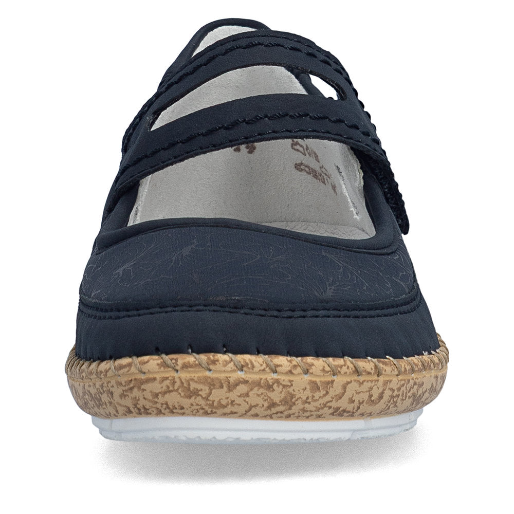 Rieker Damesko 44859/14 Navy – Let og Komfortabel Sko