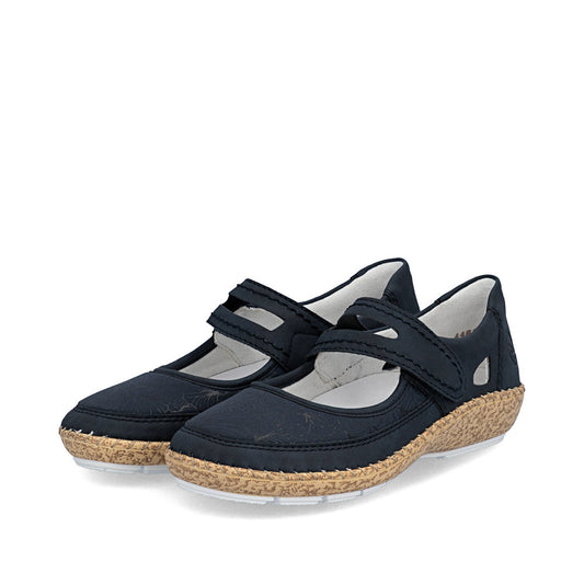 Rieker Damesko 44859/14 Navy – Let og Komfortabel Sko