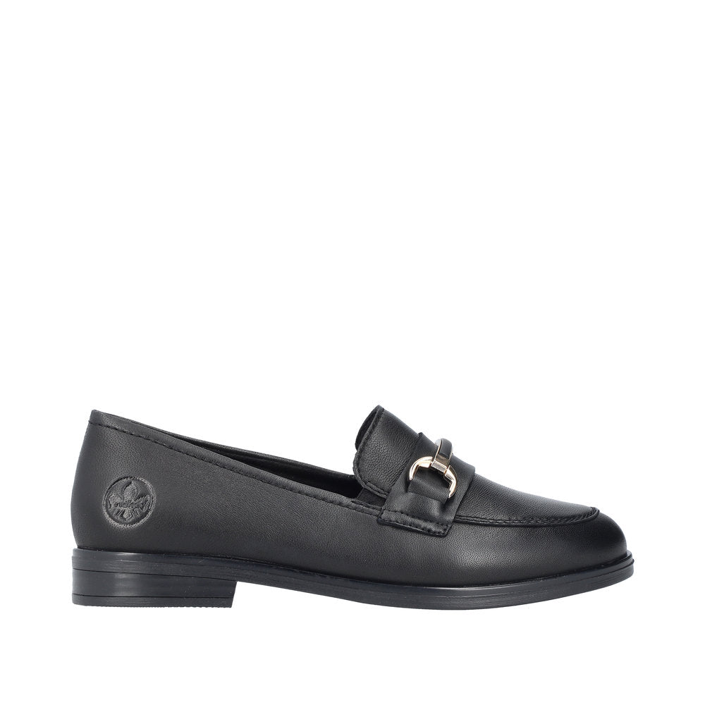Rieker Loafers Dame – Sort (Model 46262-01) | Klassisk og komfortabel