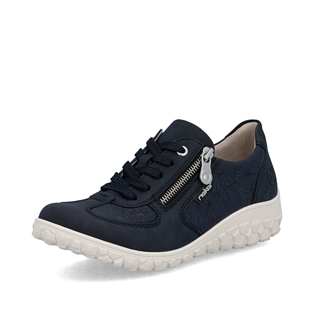 Rieker Sneakers Dame – Navy-Sort (Model 59501-14) | Komfortable og moderne