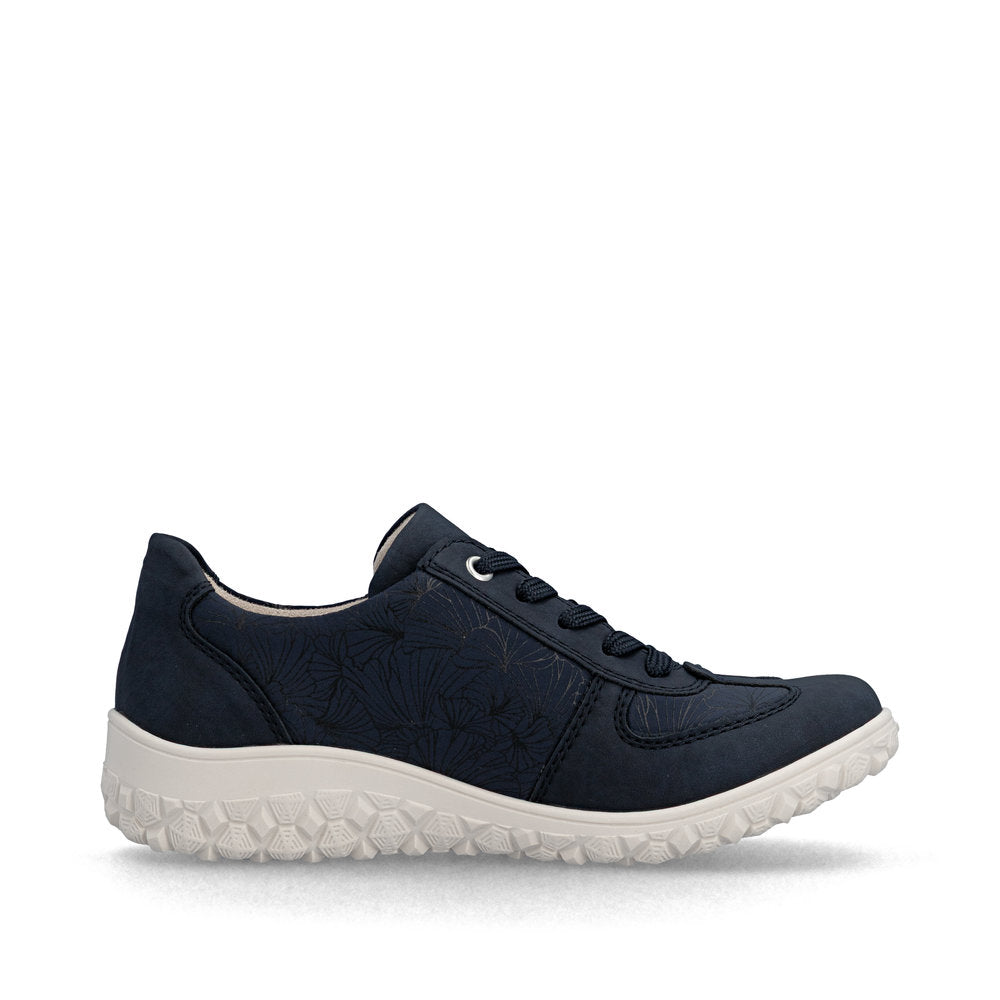 Rieker Sneakers Dame – Navy-Sort (Model 59501-14) | Komfortable og moderne