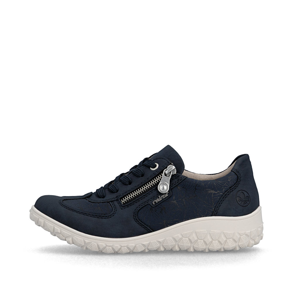 Rieker Sneakers Dame – Navy-Sort (Model 59501-14) | Komfortable og moderne