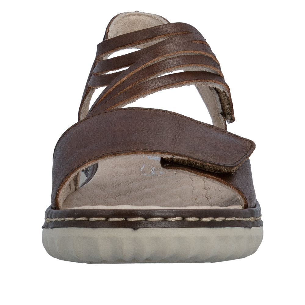 Rieker Damesandal 60464/22 Chestnut – Komfortabel og Let Sandal