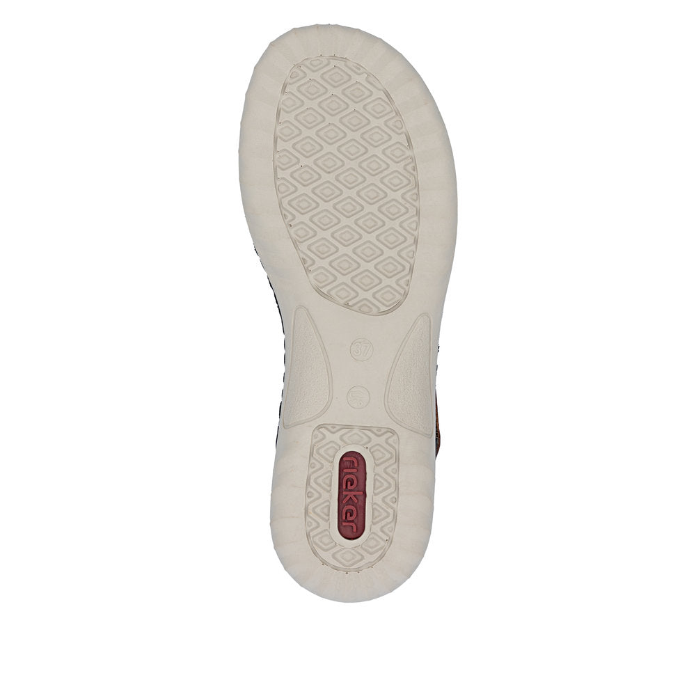 Rieker Damesandal 60464/22 Chestnut – Komfortabel og Let Sandal