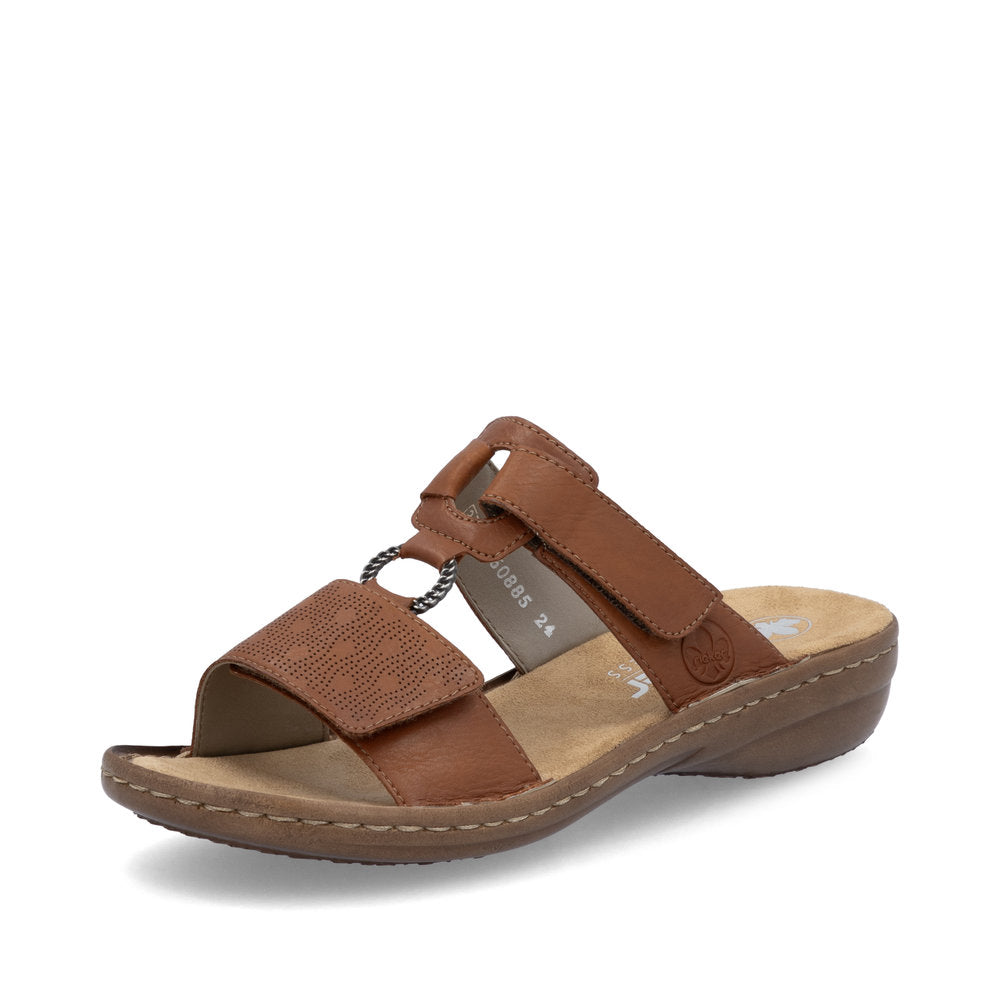 Rieker Sandal Brun – Komfortabel hverdagssandal i let design | 60885-24