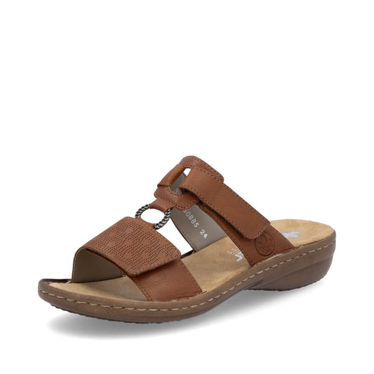 Rieker Sandal Brun – Komfortabel hverdagssandal i let design | 60885-24