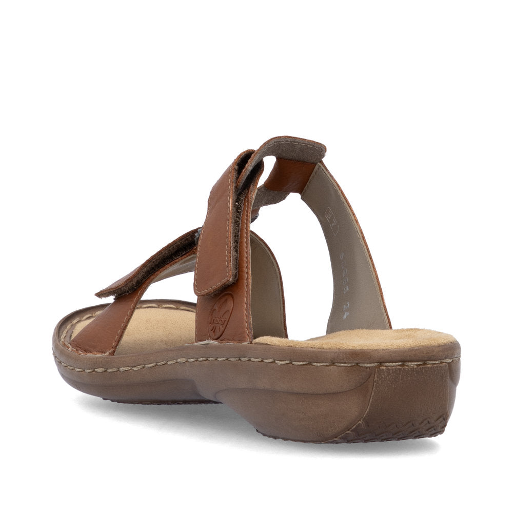 Rieker Sandal Brun – Komfortabel hverdagssandal i let design | 60885-24