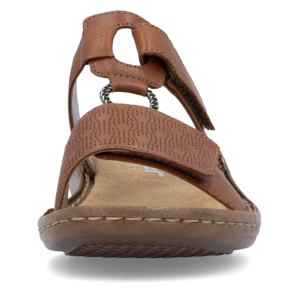 Rieker Sandal Brun – Komfortabel hverdagssandal i let design | 60885-24