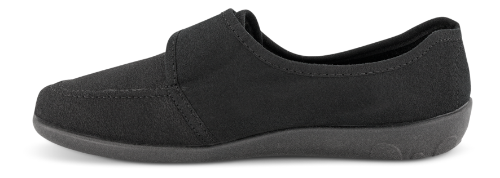 Rohde damesko 2222 – hjemmesko med velcro, fleece og fleksibel Aerosoft-sål