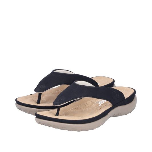 Rieker 64802/00 Sort – Komfortabel og Let Damesandal