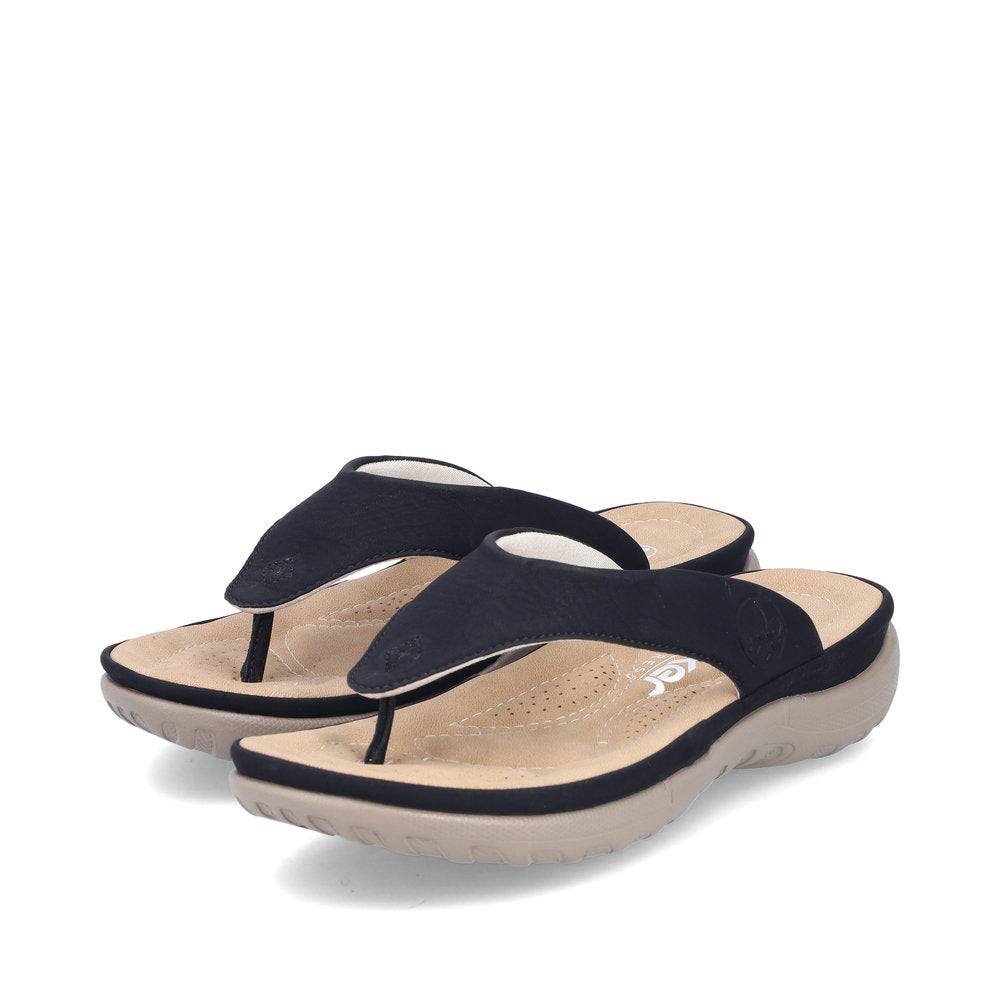Rieker 64802/00 Sort – Komfortabel og Let Damesandal