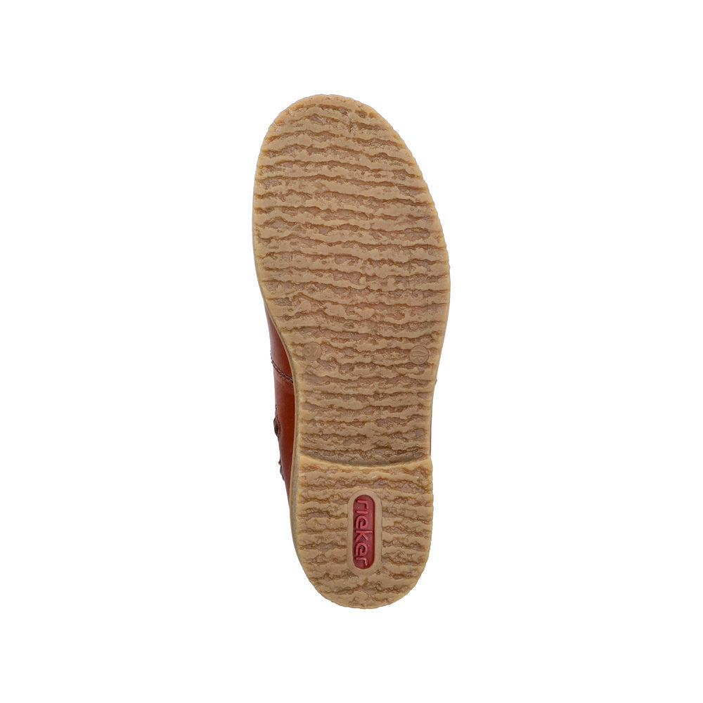 Rieker Brun Dame Støvle med Varm Foring og Lynlås (73551-24)