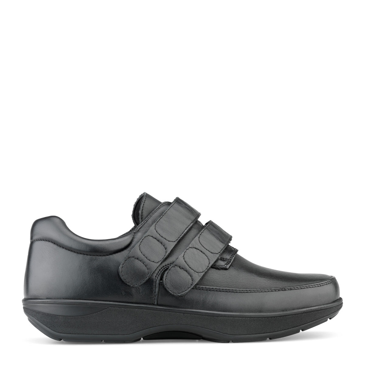 New Feet 81-47-P-Sort herresko ekstra bred – velcro og udtagelig EnergySole®