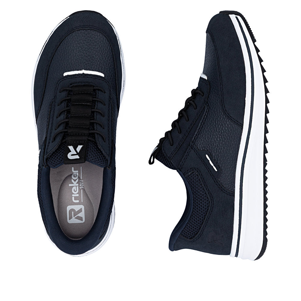 Rieker Sko Navy – Komfortabel hverdagssko i let design | L5850-14