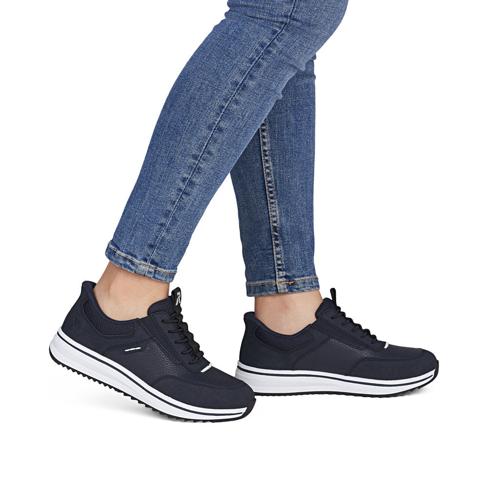 Rieker Sko Navy – Komfortabel hverdagssko i let design | L5850-14