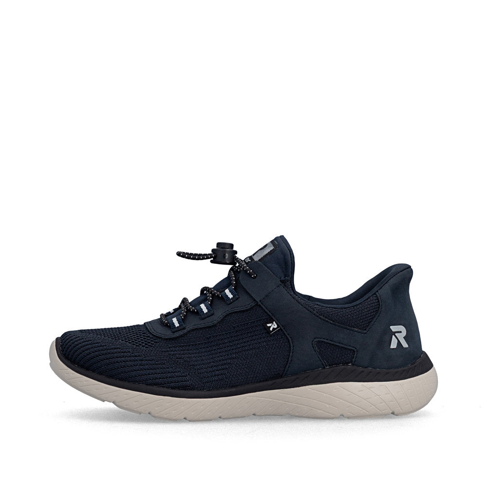 Rieker Sneakers Dame – Navy (Model M5076-14, Læst G) | Komfortable og rummelige