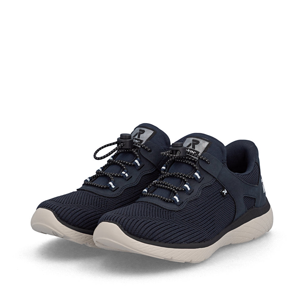 Rieker Sneakers Dame – Navy (Model M5076-14, Læst G) | Komfortable og rummelige