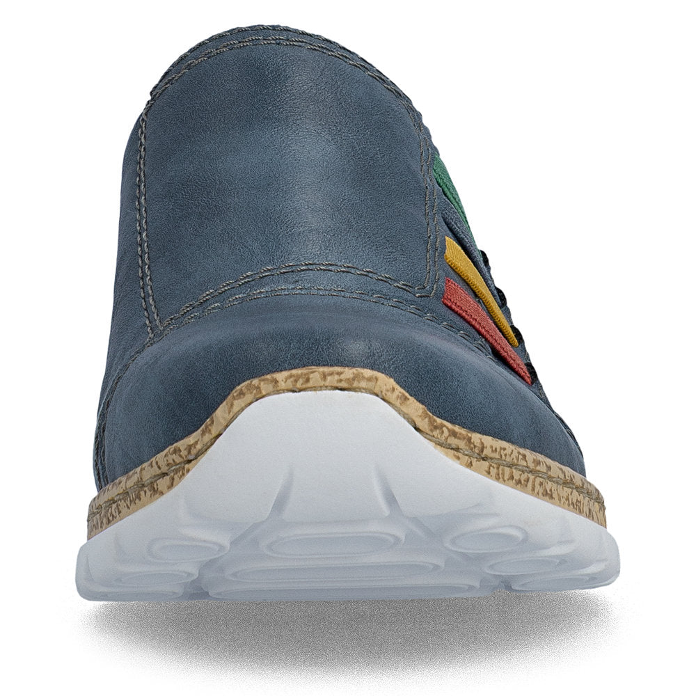 Rieker N4264-14 Blå – Komfortabel og let hverdagssko