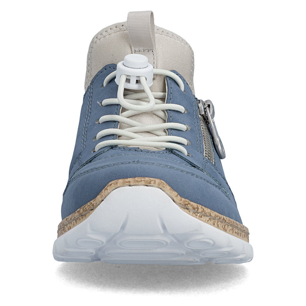 Rieker Hverdagssko Blå – Komfortabel sko i let design | N42G0-14