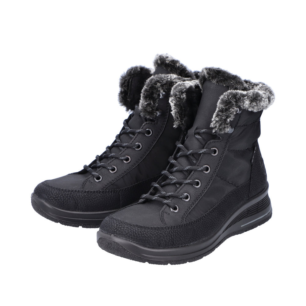 Rieker vinterstøvle til dame i sort – Model L7742-00