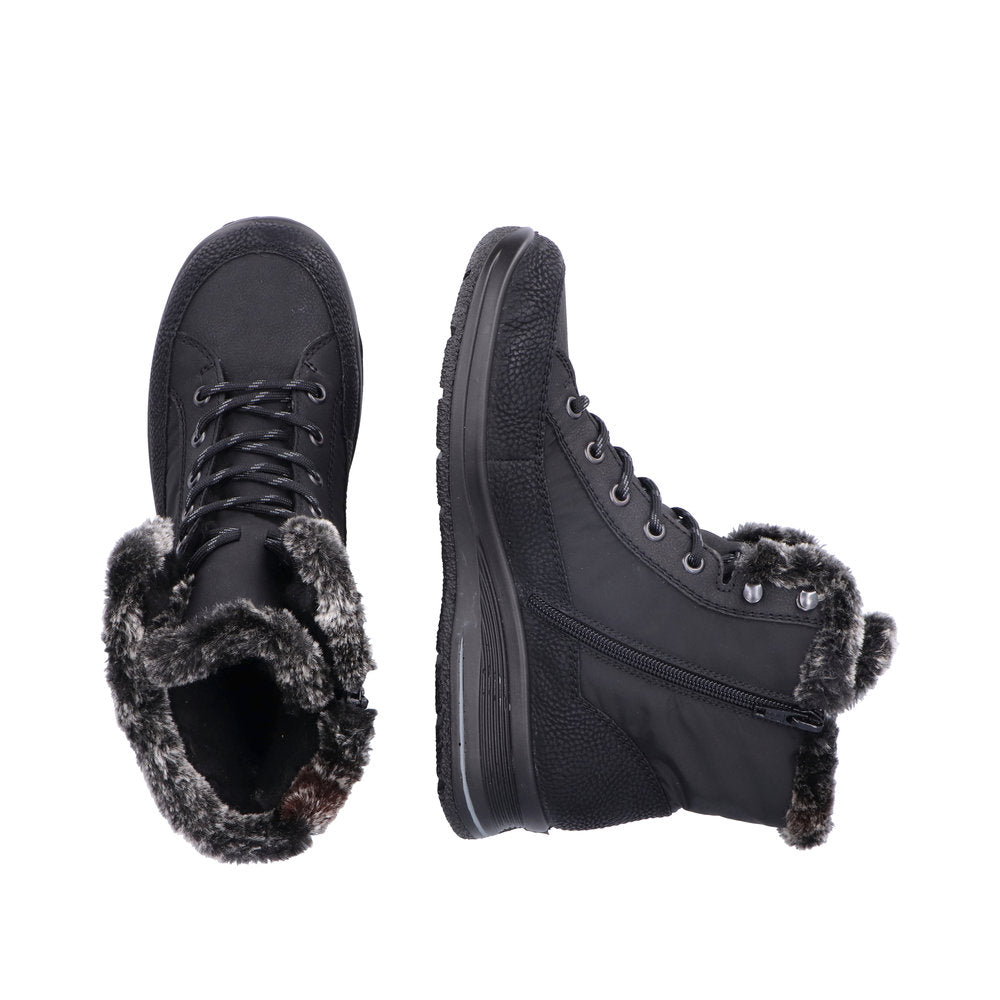 Rieker vinterstøvle til dame i sort – Model L7742-00
