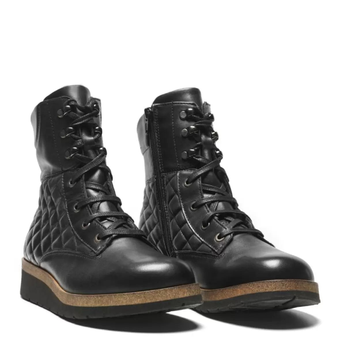 New Feet 212-20-110 dame støvle i glat kalveskind – vandafvisende med udtagelig korrektur-sål