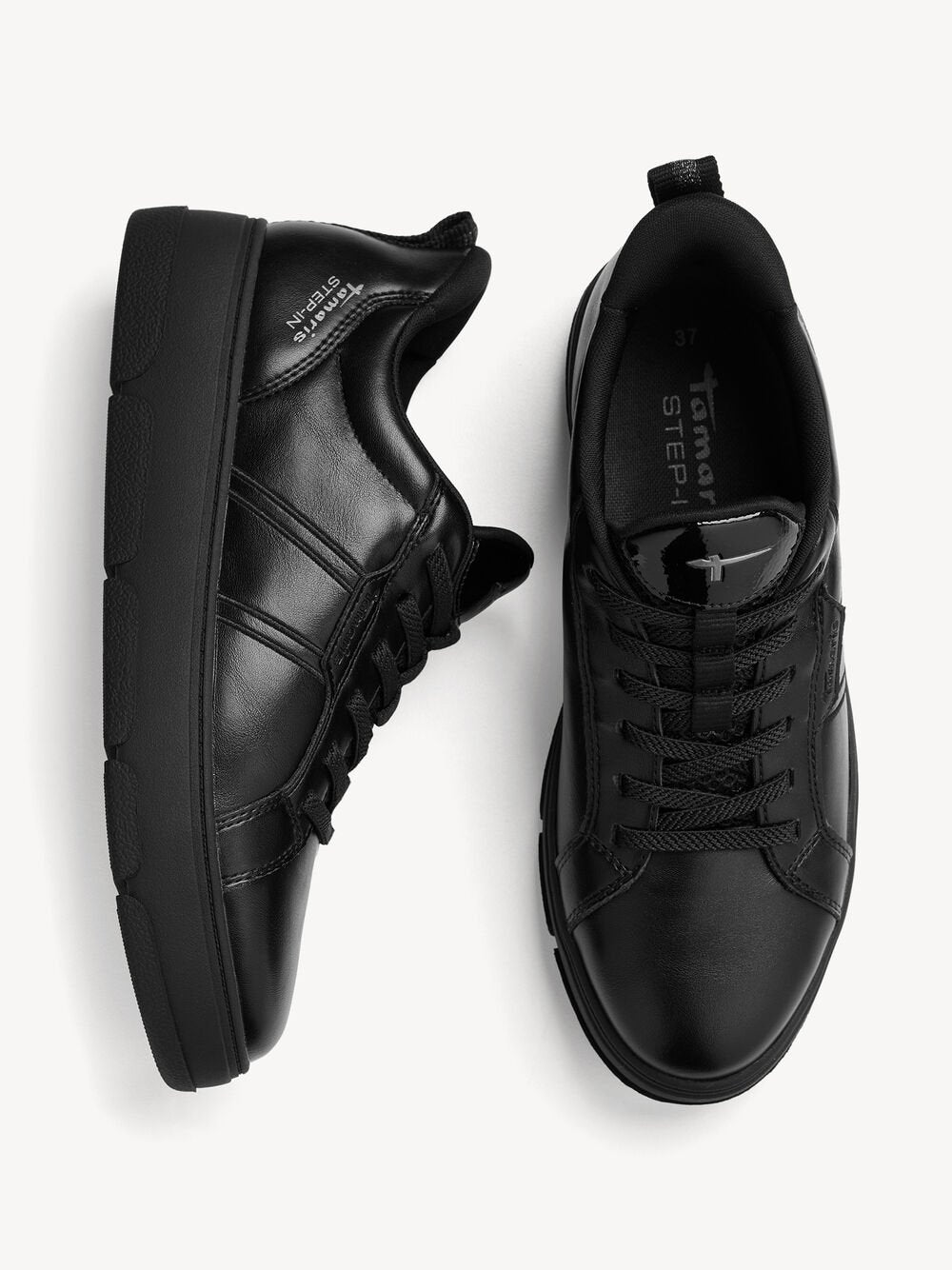 Tamaris Sneakers 23758-007 – Sporty Læderdesign med Komfortabel Sål