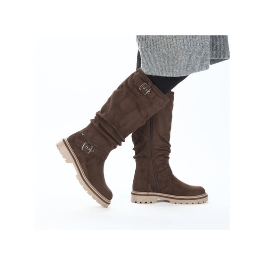 Rieker lang støvle til dame i brun – Model 91592-25