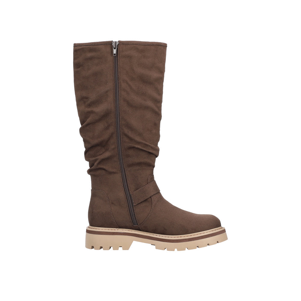 Rieker lang støvle til dame i brun – Model 91592-25
