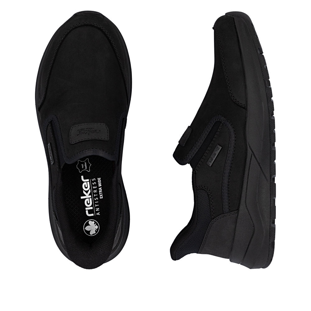 Rieker Ready 2 Go hyttesko til herre i sort 06052-00