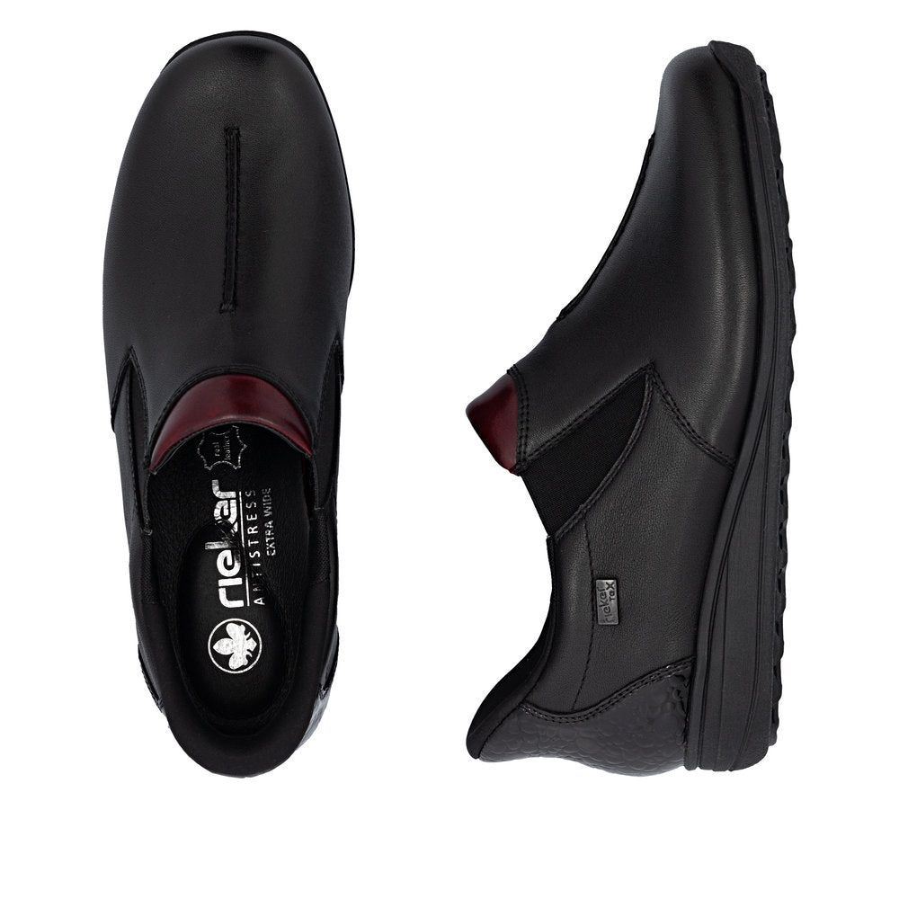 Rieker Ready 2 Go sko til dame i sort – Model 47253-00