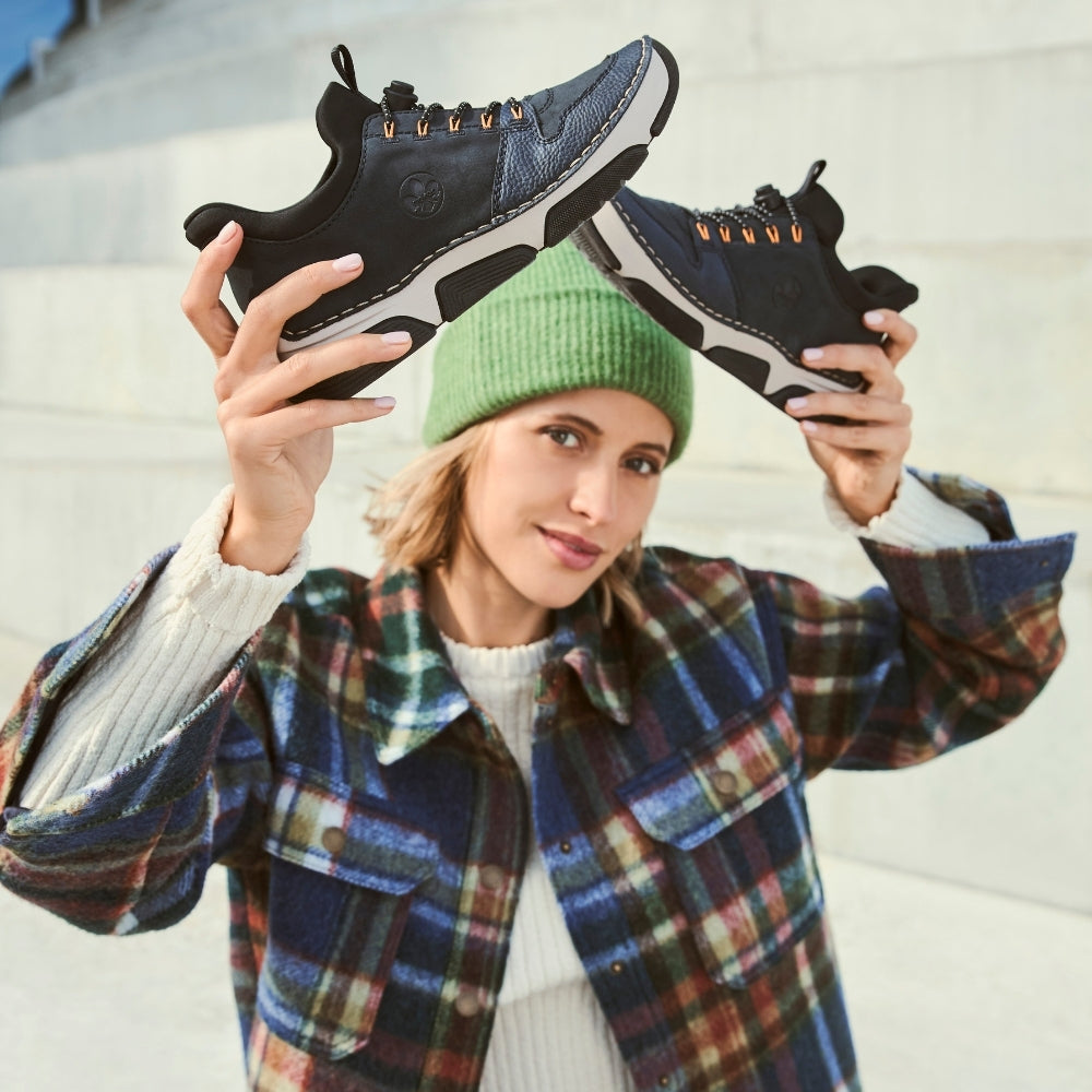 Rieker Ready 2 Go sneakers til dame i blå – Model 45963-14