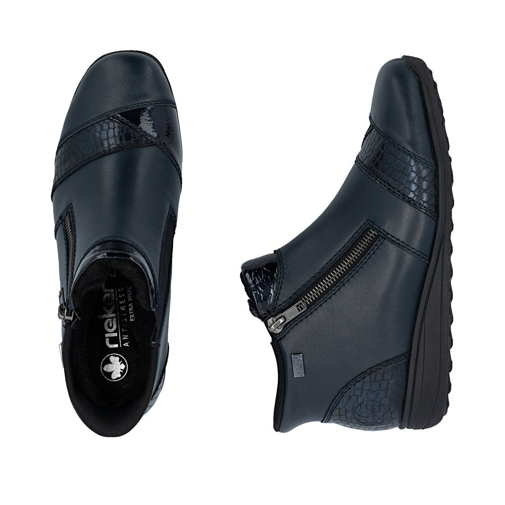 Rieker Ready 2 Go støvle til dame i blå – Model 47254-14