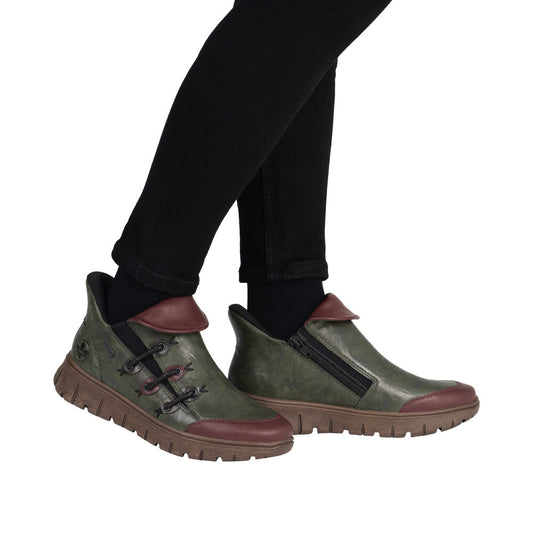 Rieker Ready 2 Go støvle til dame i grøn – Model N1353-52