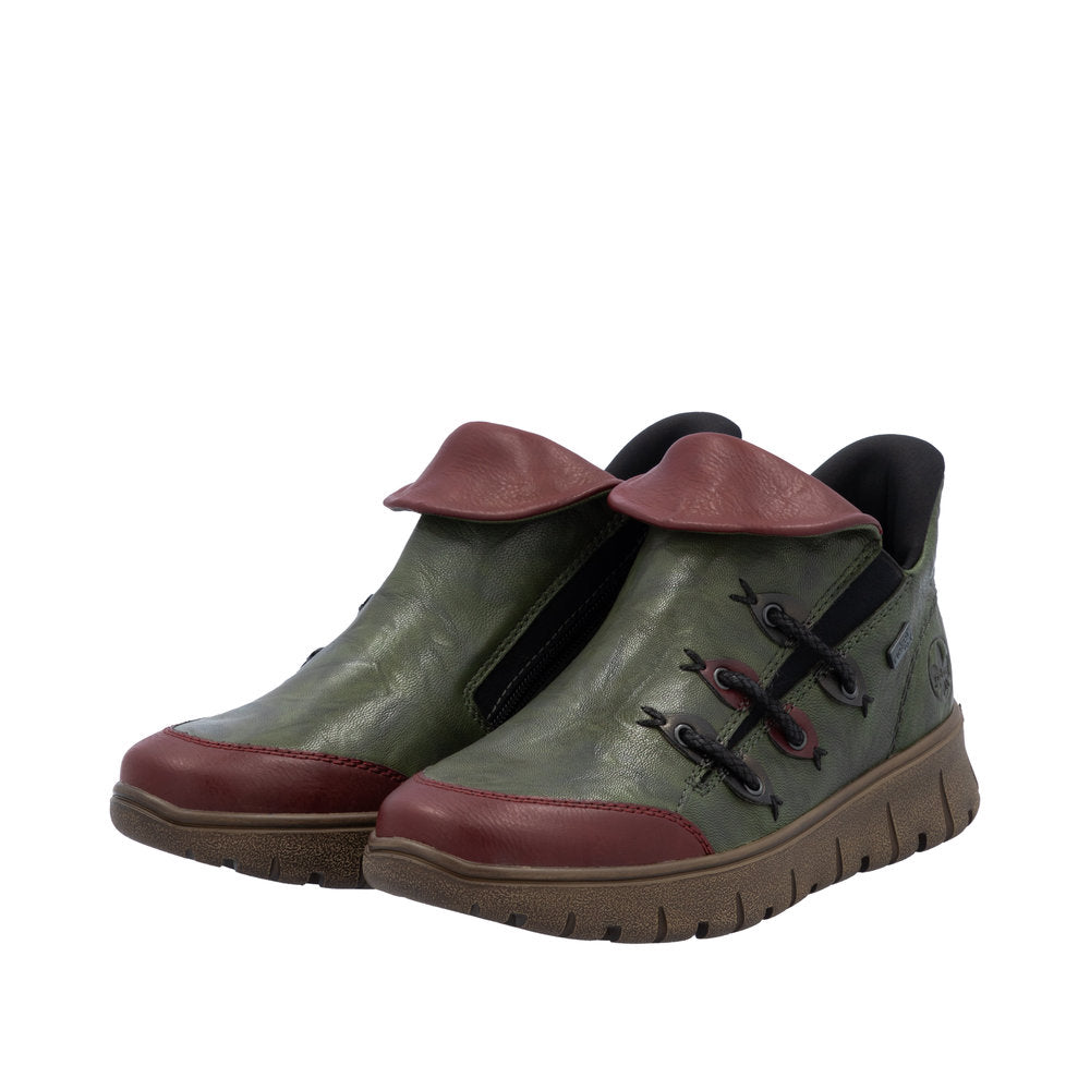 Rieker Ready 2 Go støvle til dame i grøn – Model N1353-52