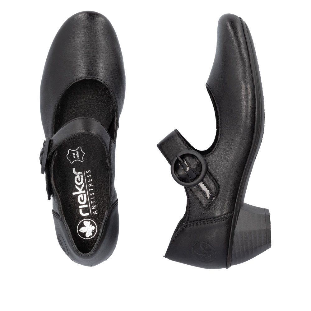 Rieker pumps til dame i sort – Model 41756-00