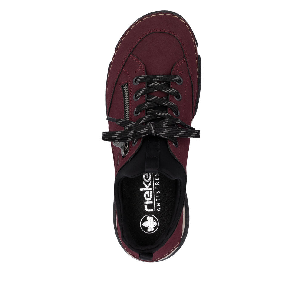 Rieker sneakers til dame i bordeaux – Model 45973-36